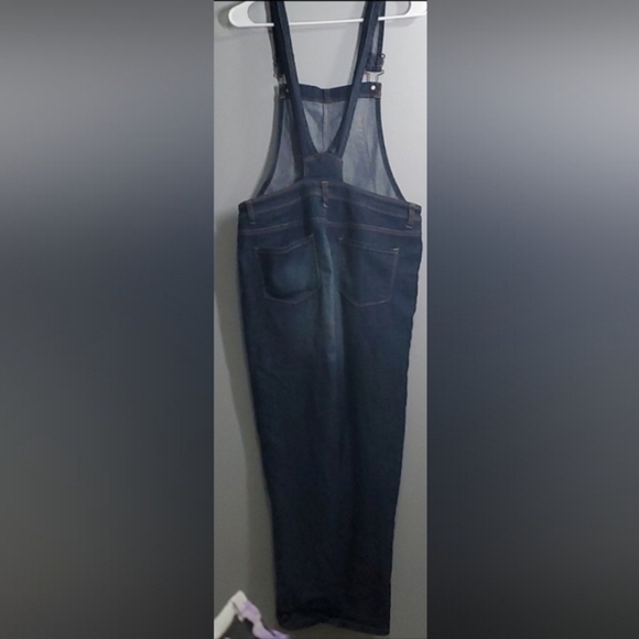 L.E.I Overalls Girls size XL X-large Blue Unisex youth Kids blue Jeans Lei - Picture 9 of 15